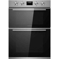 Statesman BDM373SS Built-In Double Oven, 3 Cooking Functions, LED Display, 35/70L, Stainless Steel