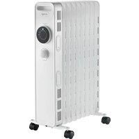 Portable 2.0Kw Manual Oil Filled Radiator - White