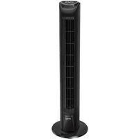Tower Fan, 45 W, 29 Inch, 3 Speeds, Oscillating, Black, Igenix DF0035TBL