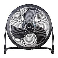 Igenix DF1800BL Floor Standing Fan, 120 W, 18 Inch, Air Circulator, High Velocity Free Standing Fan, 3 Speed, Ideal for Gym, Home, Garage and Office, Black