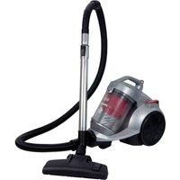 Ewbank EW3130 MOTION2 Pet Cylinder Bagless Vacuum Cleaner, HEPA Filter to Trap Dust & Mould, 3 Litre Capacity, 700W, Floorhead Attachments, Silver/red