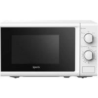 Manual Microwave, 800 W, 20 Litre, 35 Minute Timer, White, Igenix IGM0820W