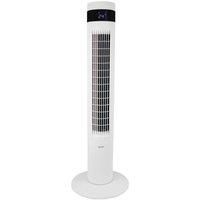 Igenix IGFD6035W 35 Inch Oscillating Digital Tower Fan with Remote Control & 12 Hour Timer, Floor Standing for Home & Office, White