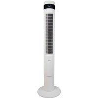 Digital Tower Fan, 43 Inch, 3 Speed Settings, White, Igenix IGFD6043W