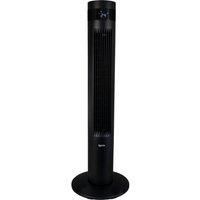 Igenix IGFD6035B 35 Inch Oscillating Digital Tower Fan with Remote Control & 12 Hour Timer, Floor Standing for Home & Office, Black