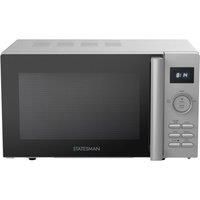 Solo Digital Microwave, 20 Litre, Stainless Steel, Silver, Statesman SKMS0820DSS