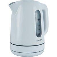 Igenix IGK01022W Cordless Electric Jug Kettle, 2200 W, Rapid Boil, White