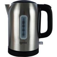 Igenix IGK01022SS Cordless Electric Jug Kettle, 2200 W, Stainless Steel