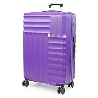 PIERRE CARDIN Large Suitcase 30 Inch | Hard Sided | Travel Lightweight Luggage TSA Locks | 4 Dual Spinner Wheels | Hold Check in Case CL898 (Purple, Large)
