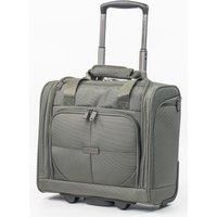 Gino Ferrari Omis 17" Soft Shell Under Seat Flight Bag Small Cabin Luggage w Wheels in Green | Size: Mini Cabin