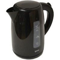 Igenix IG7205 Cordless Electric Jug Kettle, Rapid Boil and Removable, Washable Filter for Easy Cleaning, 3000 W, 1.7 liters, Black