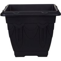 PLASTIC SQUARE VENETIAN PLANT PLANTER FLOWER DEEP POT BASKET BOX GARDEN OUTDOOR