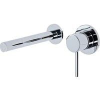 Coastal Afon Wall Mounted Basin Mixer - Chrome