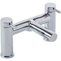 Coastal Afon Deck Mounted Bath Filler - Chrome