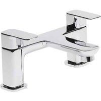 Coastal Hamble Deck Mounted Bath Filler - Chrome