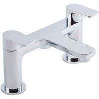 Coastal Solva Deck Mounted Bath Filler - Chrome