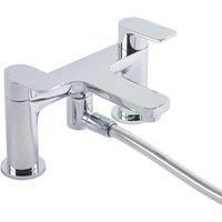 Coastal Solva Deck Mnted Bath Showr Mixr-chrome
