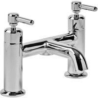 Coastal Monnow Deck Mounted Bath Filler - Chrome