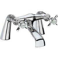 Coastal Verwood Deck Mounted Bath Filler -chrome