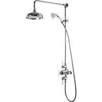 Coastal Cledwen 2F Exposed Shower System-chrome