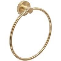 Coastal Calder Towel Ring Brass
