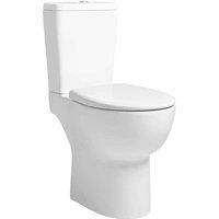 Coastal Lune Close Coupled Comfort Height Open Backed Wc Pan Cistern & Seat