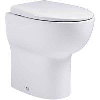 Coastal Lune Comfort Height Back To Wall Wc Pan & Seat