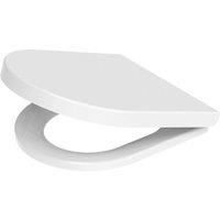 Brixton Soft-Close Wrapover Toilet Seat Thermoset Plastic White (313CH)