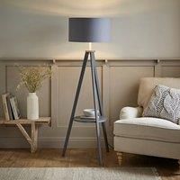 Grey Floor Lamp