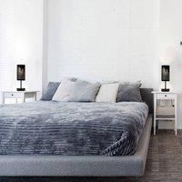 Skyline Pair of Black Table Lamp