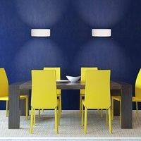 MiniSun Pair of Modern Planter Style White Ceramic Wall Lights