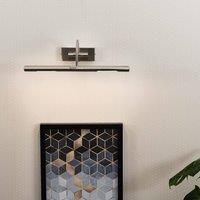 2 x Adjustable Twin Picture Wall Lights  Brushed Chrome  Minisun