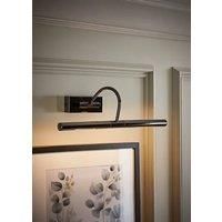 Modern Adjustable Black Chrome Twin Picture Wall Light - Supplied with 2 x 3W G9 LED Bulbs
