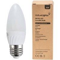 Frosted Candle Bulb LED Lamp Screw Bayonet B10 Lightbulb Energy Saving Lighting