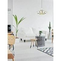 Tiffany Style Ceiling Light MiniSun Non Electric Elegant Lounge Stained Glass