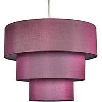 Modern Fabric Ceiling Pendant Lampshade Easy Fit 3 Tier Cotton Light Shades