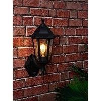 Traditional Style Black Outdoor Coach Wall Lantern PIR Sensor IP44 Garden Lamp