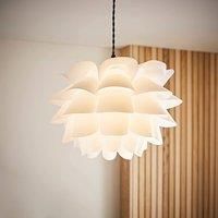 Modern White Geometric Style Funky Ceiling Pendant Light Shade Fitting Lights