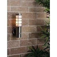 Modern Garden Wall Light PIR Motion Sensor Stainless Steel Outdoor Lantern Light