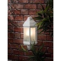 Modern Outdoor Security Bulkhead Wall Light Dusk Dawn PIR Motion Sensor Lamp