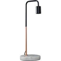 Metal Table / Floor LED Lamp Marble Base Copper / Chrome / Gold Finish Plugin