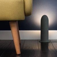 MiniSun Modern Cement Stone Effect Metal Table/Floor Standing Uplighter Wall Wash Lamp