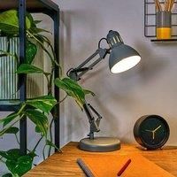 Adjustable Reading Desk Lamp 35cmTall Angled Table Spotlight LED Light Bulb A+