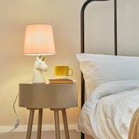 Unicorn White Table Lamp
