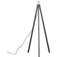 MiniSun Modern Grey Wood Tripod Floor Lamp Base