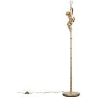 Floor Lamp Base Modern Metal Hanging Monkey Gold 142cm Animal Light Living Room