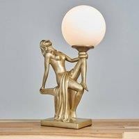 Matilda Art Deco Gold Table Lamp