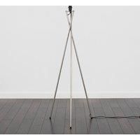 Modern Tripod Floor Lamp Sleek Metal Design Light Base Only Indoor Home Lighting