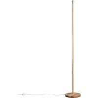 Wooden Stem Floor Lamp Base Living Room Lighting Modern Home Decor Lounge Light