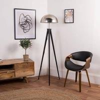 Large Tripod Floor Lamp Metal Dome Lampshade Standard Living Room Light LED Bulb